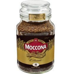 Moccona Classic Freeze Dried Dark Roast Instant Coffee Jar 200g