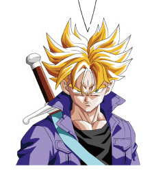 DBZ Super Saiyan SSJ Trunks Ocean Scent Car Air Freshener