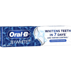 Oral B 3D White Whitening Toothpaste with Tartar Control 110g