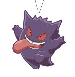 Pokémon Gengar Black Ice Car Air Freshener
