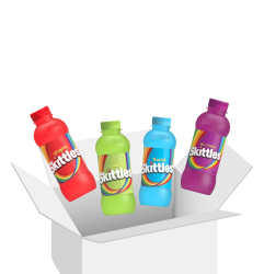 Skittles Soft Drink Bottles 414ml 4 Pack Box Set Bundle
