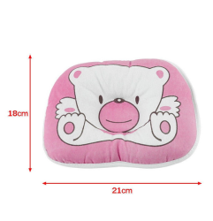 Kids Baby Soft Pink Bear Pillow
