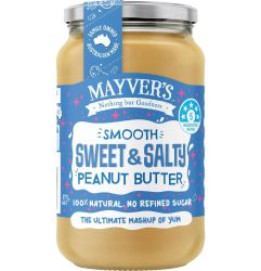 Mayvers Smooth Sweet and Salty Peanut Butter 375g
