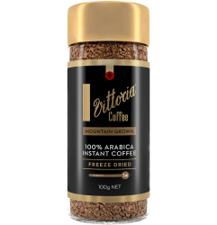 Vittoria Mountain Grown Freeze Dried Arabica Instant Coffee Jar 100g