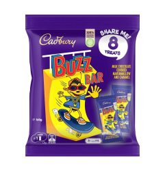 Cadbury Buzz Chocolate Marshmallow Caramel Bar Share Pack 160g