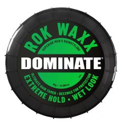 Dominate Rok Waxx Extreme Hold Wet Look Hair Wax 85g