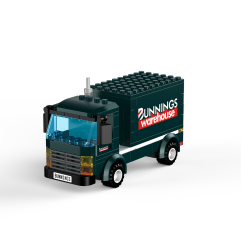 Bunnings Warehouse Building Blocks Truck Model Toy Figure for Kids