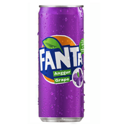 Fanta Grape Soda Soft Drink Can 320ml