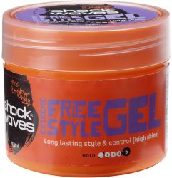 Shockwaves Free Style Extreme Hold Hard Styling Hair Gel 250ml