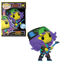 Stranger Things Hunter Eddie with Guitar Blacklight Pop! Vinyl