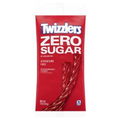 Twizzlers Strawberry Twists Ropes Zero Sugar Candy 141g