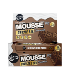 BSC Mousse Chocoholic Low Carb Chocolate Protein Bar 55g X 12 Bars