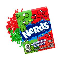 Wonka Nerds Wild Cherry and Watermelon Box