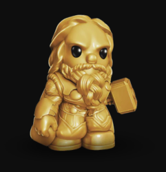 Woolworths-Disney-Ooshies-Thor-Marvel-Gold-154095581283