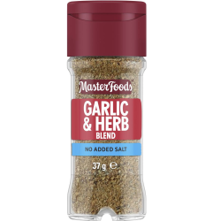 Masterfoods Garlic and Herb Blend No Added Salt Seasoning 37g