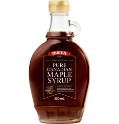 Queen Pure Canadian Maple Syrup For Pancakes 250ml