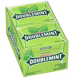 Wrigleys Double Mint Chewing Gum 15 Pieces X 10 Pack - USA