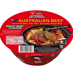 Ichiban Australian Roast Beef Instant Noodles 200g Bowl X 6 Bowls