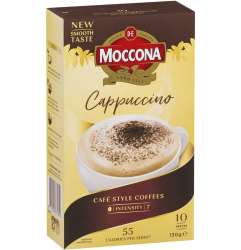 Moccona Coffee Cappuccino Sachets 10 Pack
