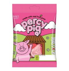 M&S Percy Pig Fruit Gums Gummies Candy Bag 170g