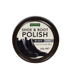 Oakwood Shoe Polish Black 65g