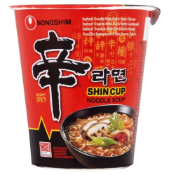Nongshim Shin Ramyun Gourmet Spicy Instant Noodles Soup Cup 68g X 12 Cups