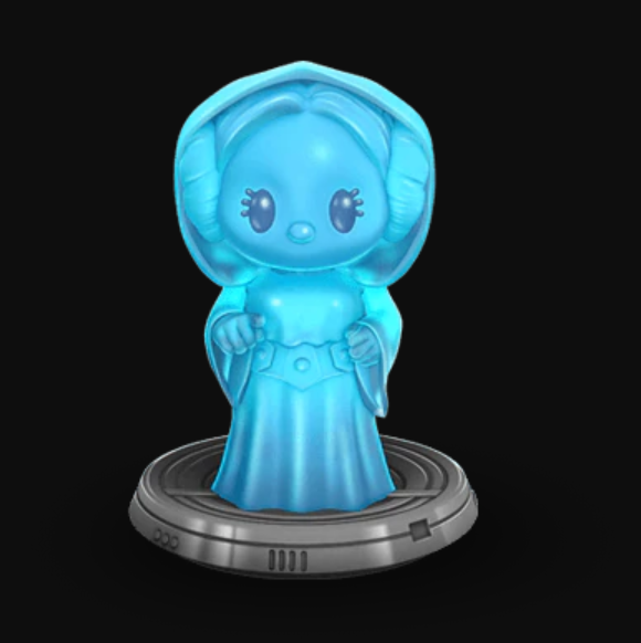 Woolworths Disney Ooshies - Star Wars Princess Leia Hologram