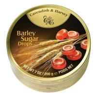 Cavendish and Harvey Barley Sugar Drops Candy Tin 200g x 10 Units