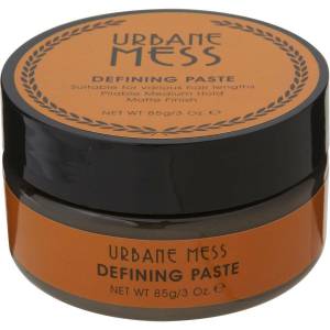 Urbane Mess Men Hair Styling Defining Paste Medium Hold Matte Finish 85g