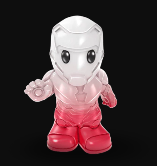 Woolworths Disney Ooshies Iron Man Marvel Colour Change