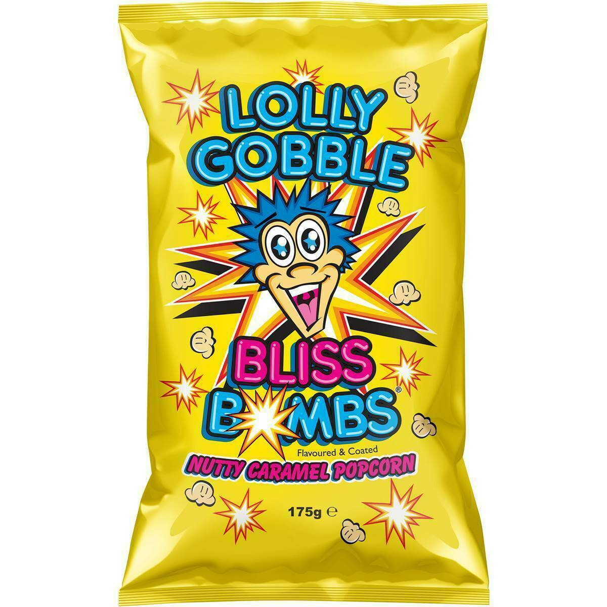 Lolly Gobble Popcorn Caramel Nut Bliss Bombs 175g