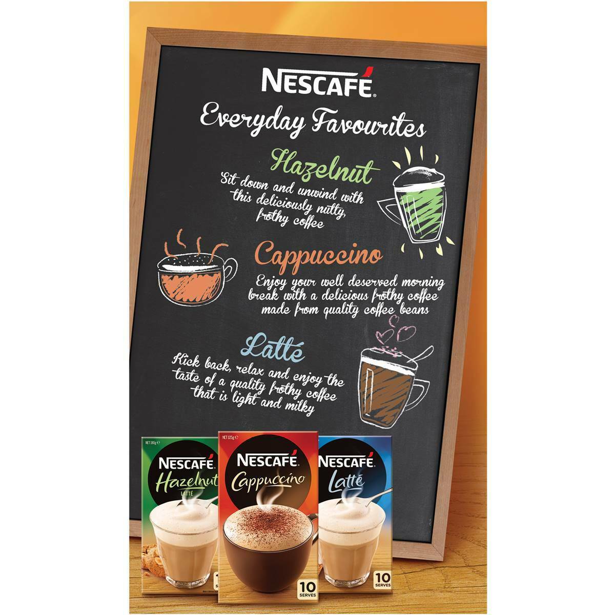 Nescafe Coffee Vanilla Latte Sachets 10 Pack - Image 3