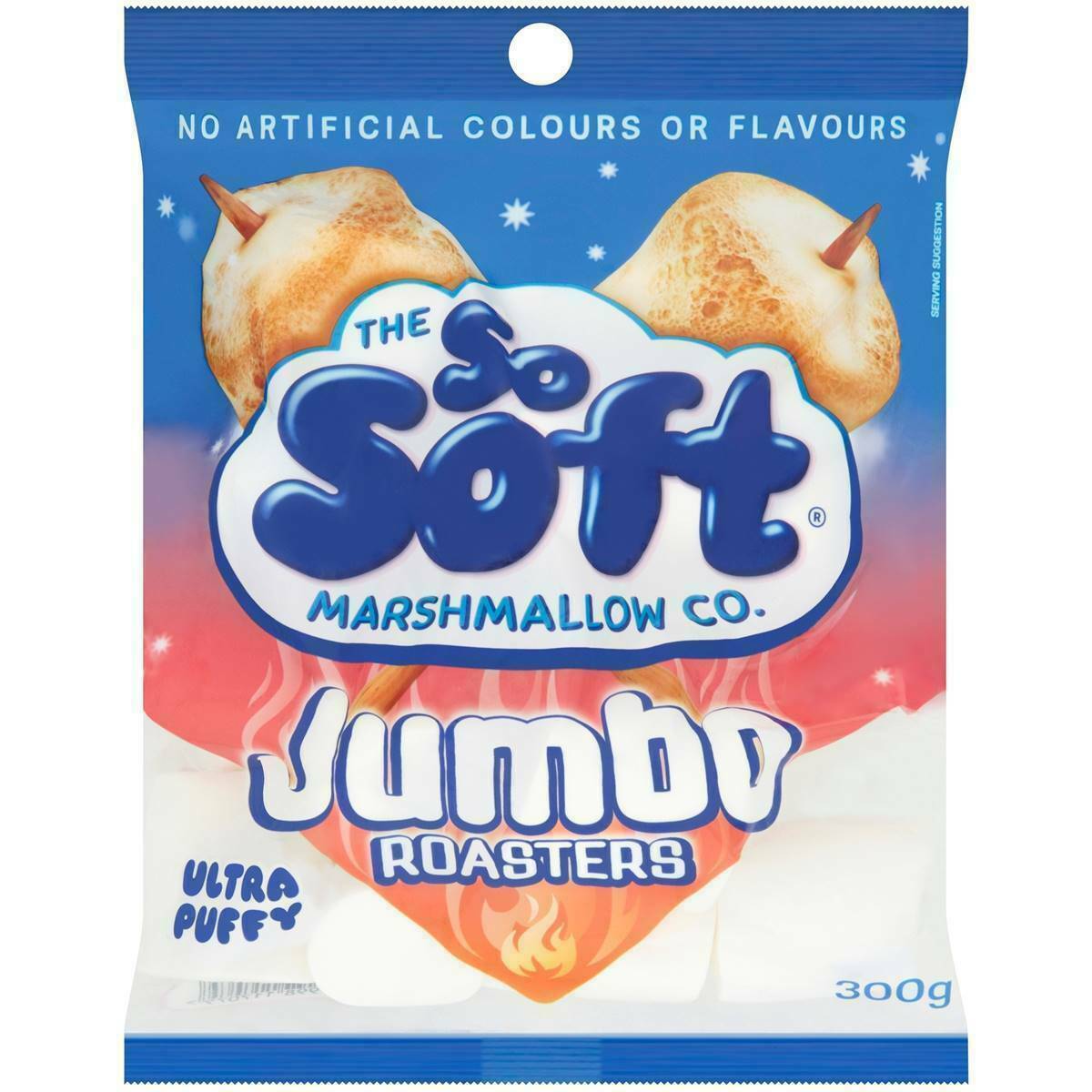 So Soft Marshmallow Jumbo Roasters Bag 300g
