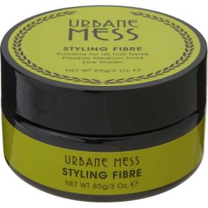 Urbane Mess Men Hair Styling Fibre Flexible Medium Hold Low Sheen 85g