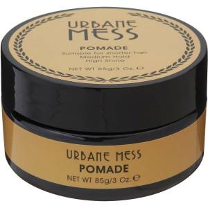 Urbane Mess Men Hair Styling Wax Pomade Medium Hold High Shine 85g