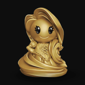 Woolworths Disney Ooshies - Rapunzel Gold