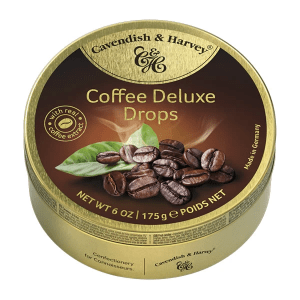 Cavendish and Harvey Coffee Deluxe Candy Drops Tin 175g x 10 Units
