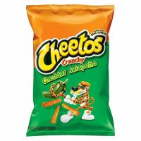 Cheetos Cheddar Jalapeno Crunchy Chips Snacks 227g