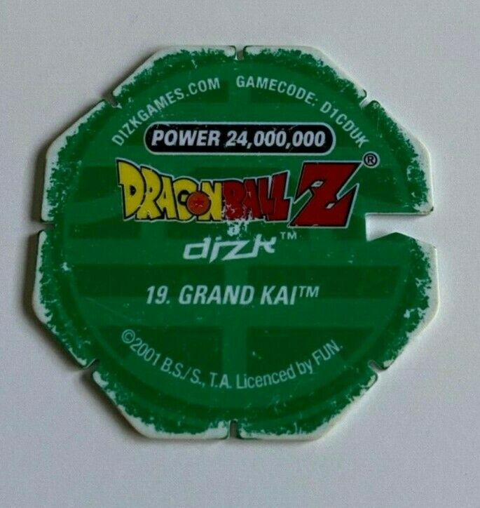 Grand Kai | Dragonball Z DBZ #19 Tazo Dizk Pog Rare - Image 3