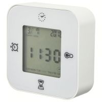 IKEA KLOCKIS LOTTORP Digital Clock Thermometer Alarm Timer White