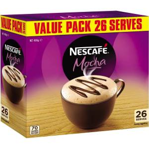 Nescafe Coffee Mocha Sachets 26 Pack
