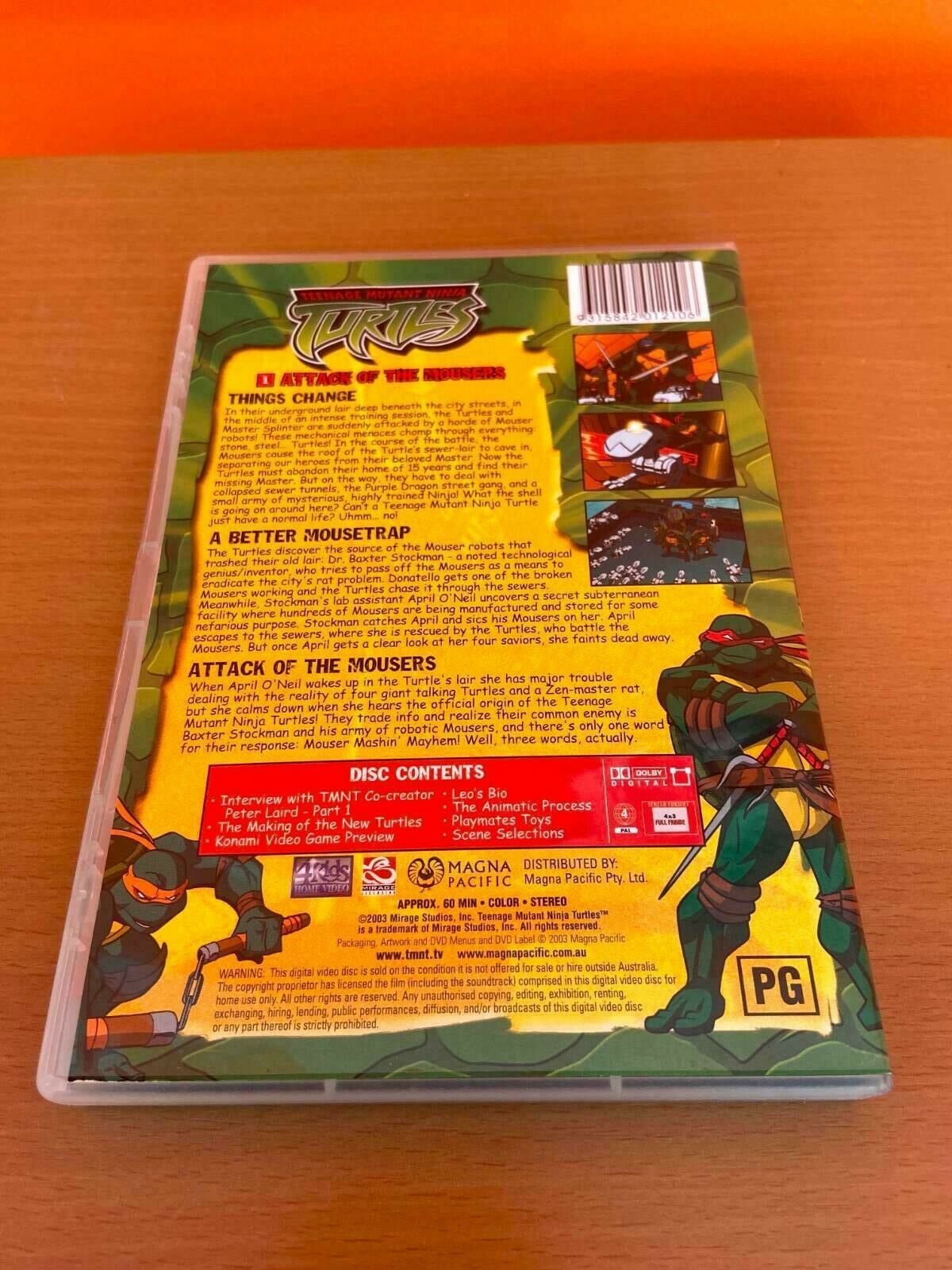 Teenage Mutant Ninja Turtles TMNT DVD - Attack of the Mousers - Image 3