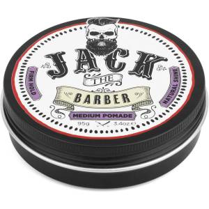 Jack The Barber Men Hair Styling Medium Pomade Firm Hold Natural Shine 95g