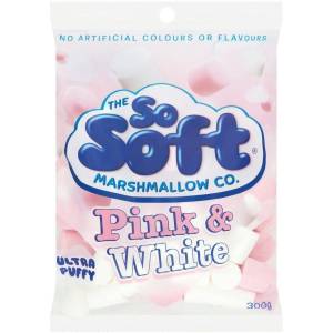 So Soft Marshmallow Pink & White Bag 300g