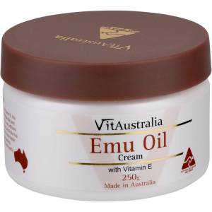 Vitaustralia Emu Oil Cream with Vitamin E 250g